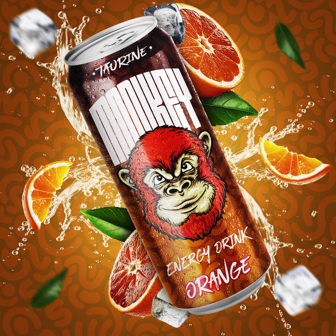 Monkey Energy Drink — упаковка энергетика — фото 2