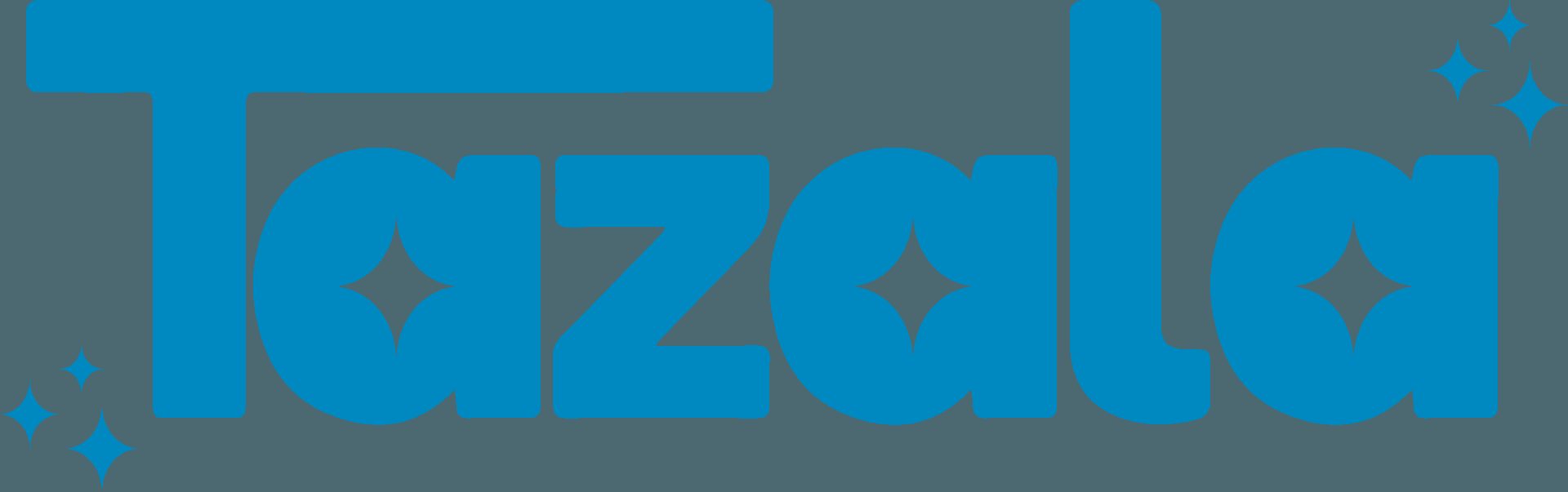 Tazala — айдентика клинингового сервиса: логотип, палитра, система применений